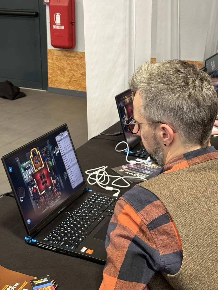 Visiteurs lors du Polar Lens 2025